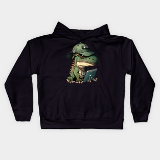 Geeker Gamer T-Rex Kids Hoodie